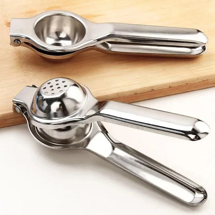 Stainless Steel Lemon Squeezer – Manual Citrus Juicer for Oranges and Lemons