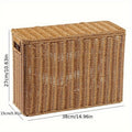 Woven Storage Basket Corner Laundry Basket for Stylish Home Organization