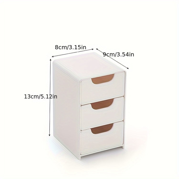 Desk Organizer with Drawers for Makeup, Jewelry & Office Supplies