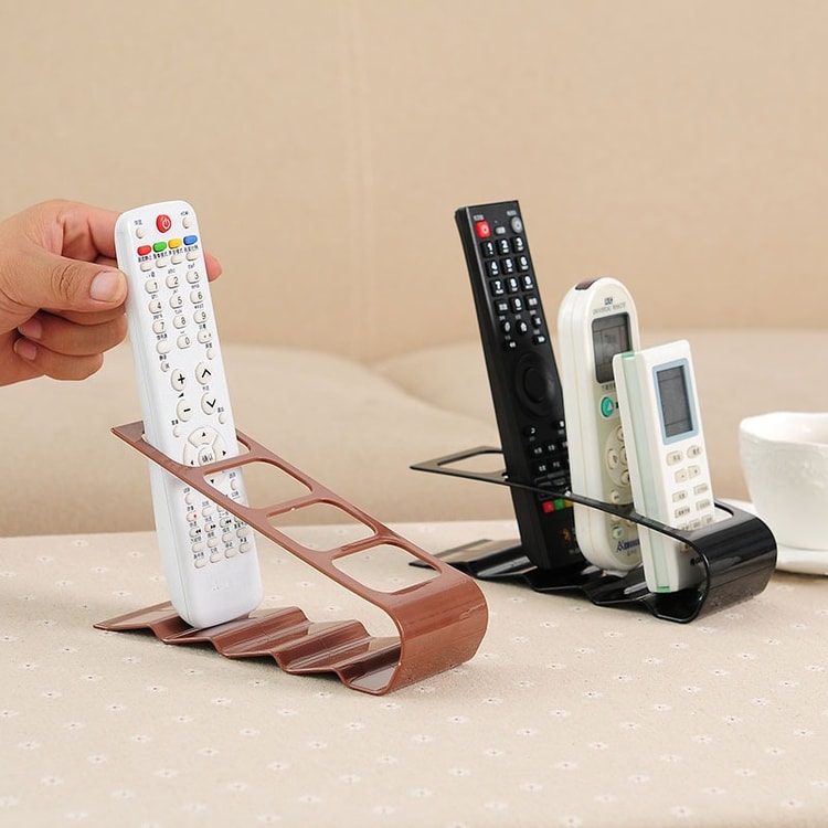 Premium Multi Use Desktop Storage Organizer 4 Compartment Remote Control Holder & Desk Organizers