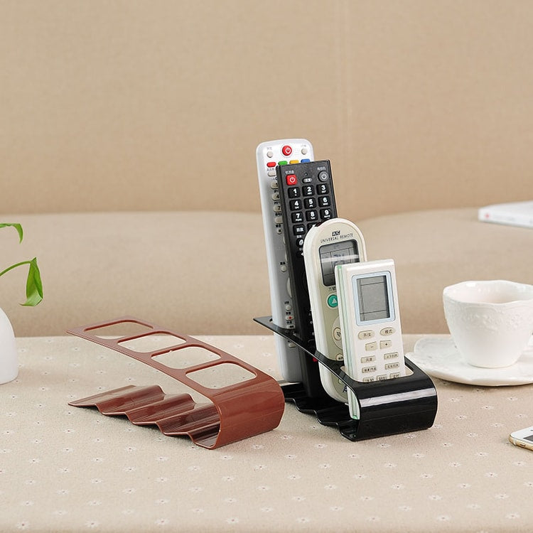 Premium Multi Use Desktop Storage Organizer 4 Compartment Remote Control Holder & Desk Organizers