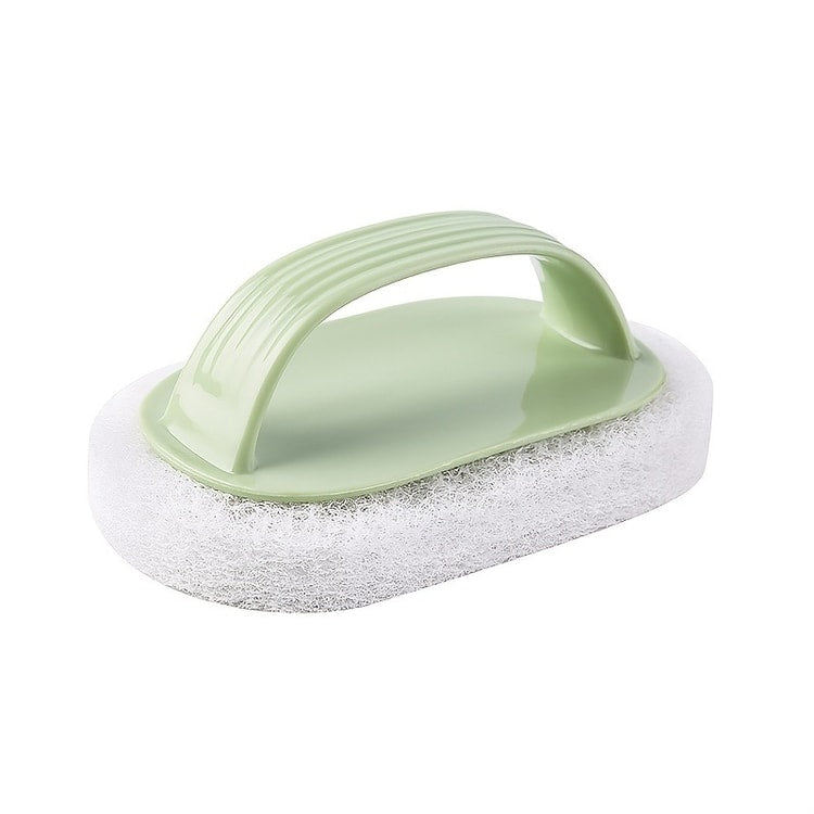 Plastic Bathroom Tile Cleaning Brush Magic Sponge Scrubber with Handle Window Cleaner Bathroom Accessories Supplies