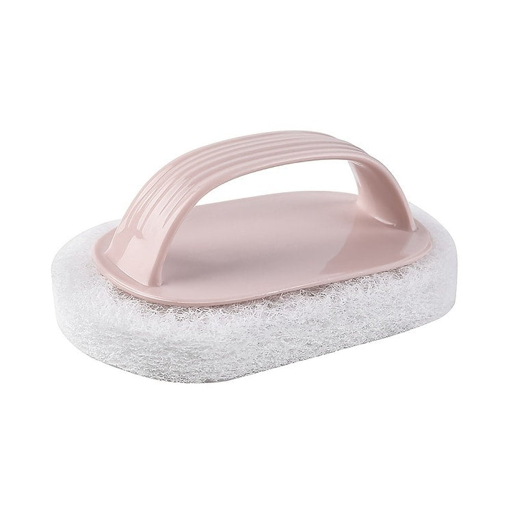 Plastic Bathroom Tile Cleaning Brush Magic Sponge Scrubber with Handle Window Cleaner Bathroom Accessories Supplies
