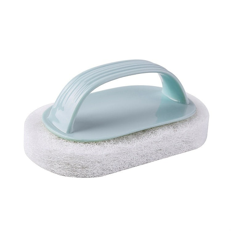 Plastic Bathroom Tile Cleaning Brush Magic Sponge Scrubber with Handle Window Cleaner Bathroom Accessories Supplies