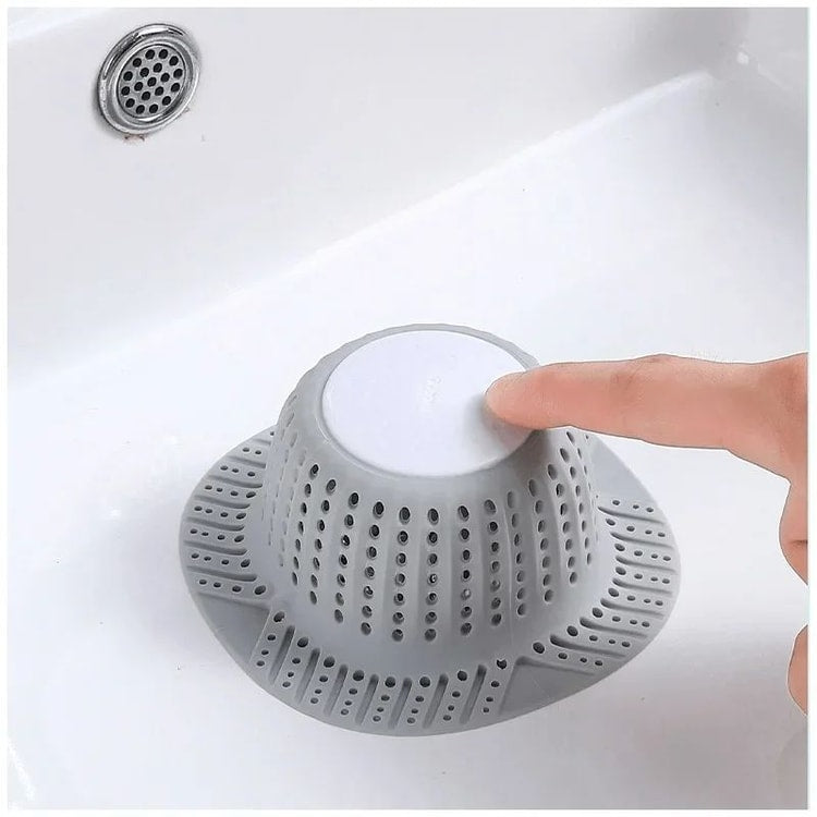 Silicone Bathroom Sink Hair Catcher