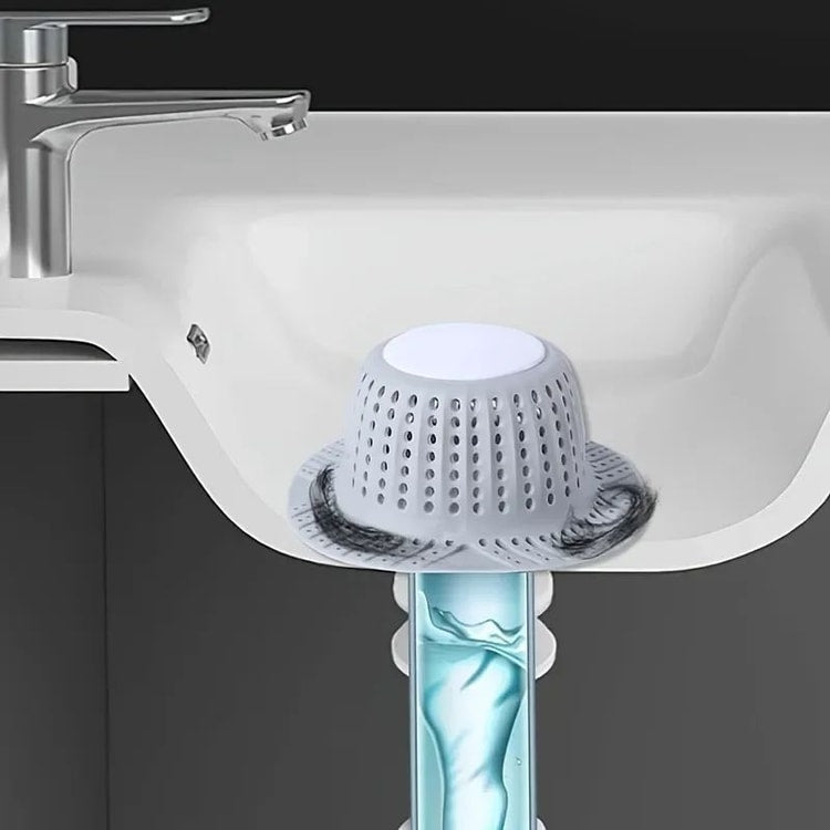 Silicone Bathroom Sink Hair Catcher
