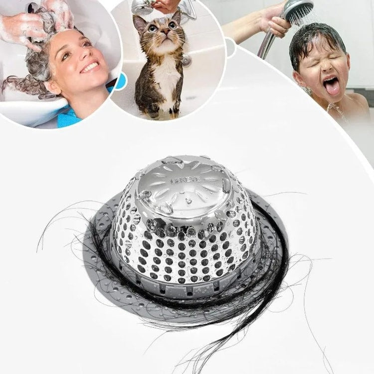 Silicone Bathroom Sink Hair Catcher