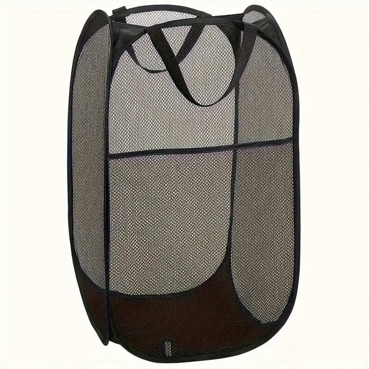 Foldable Laundry Basket Large Mesh Laundry Hamper Space Saving Storage Bin