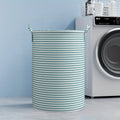 Haundry Tall Collapsible Laundry Basket with Handles for Clothes Storage