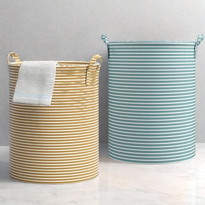 Haundry Tall Collapsible Laundry Basket with Handles for Clothes Storage