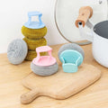 Stainless Steel Cleaning Brush for Pot and Dish Cleaning Detachable Cleaning Ball Brush