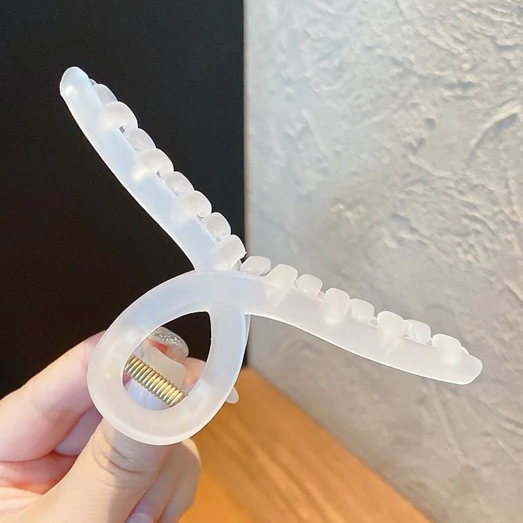 Large Clear Claw Hairpin Set for Women & Girls, Strong Hold for Thick & Thin Hair, Ideal for Fixed Hair, Travel & Stylin