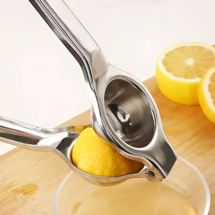 Stainless Steel Lemon Squeezer – Manual Citrus Juicer for Oranges and Lemons