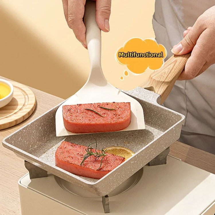 Premium Silicone Heat-Resistant Spatula, Food-Grade Non-Stick Kitchen Tool for Frying Pan, Sushi, Steak, Fish & Pancakes