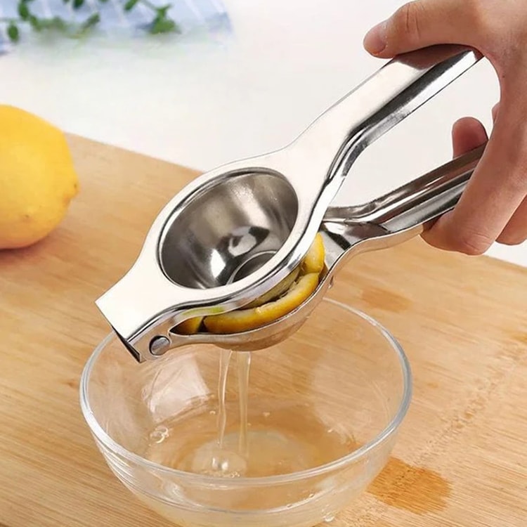 Stainless Steel Lemon Squeezer – Manual Citrus Juicer for Oranges and Lemons